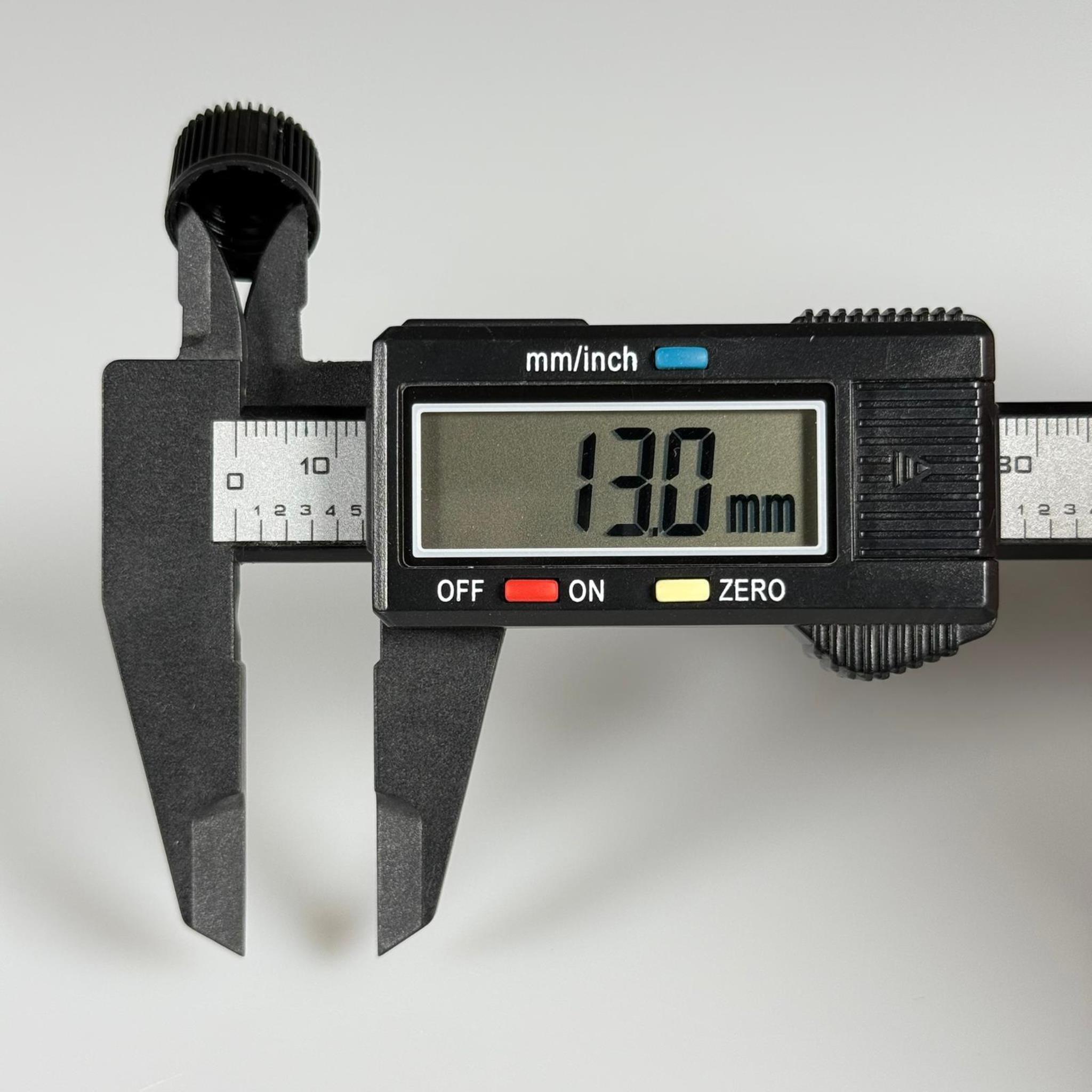 14 MM PLASTİK KAPAK SİYAH -DÜZ