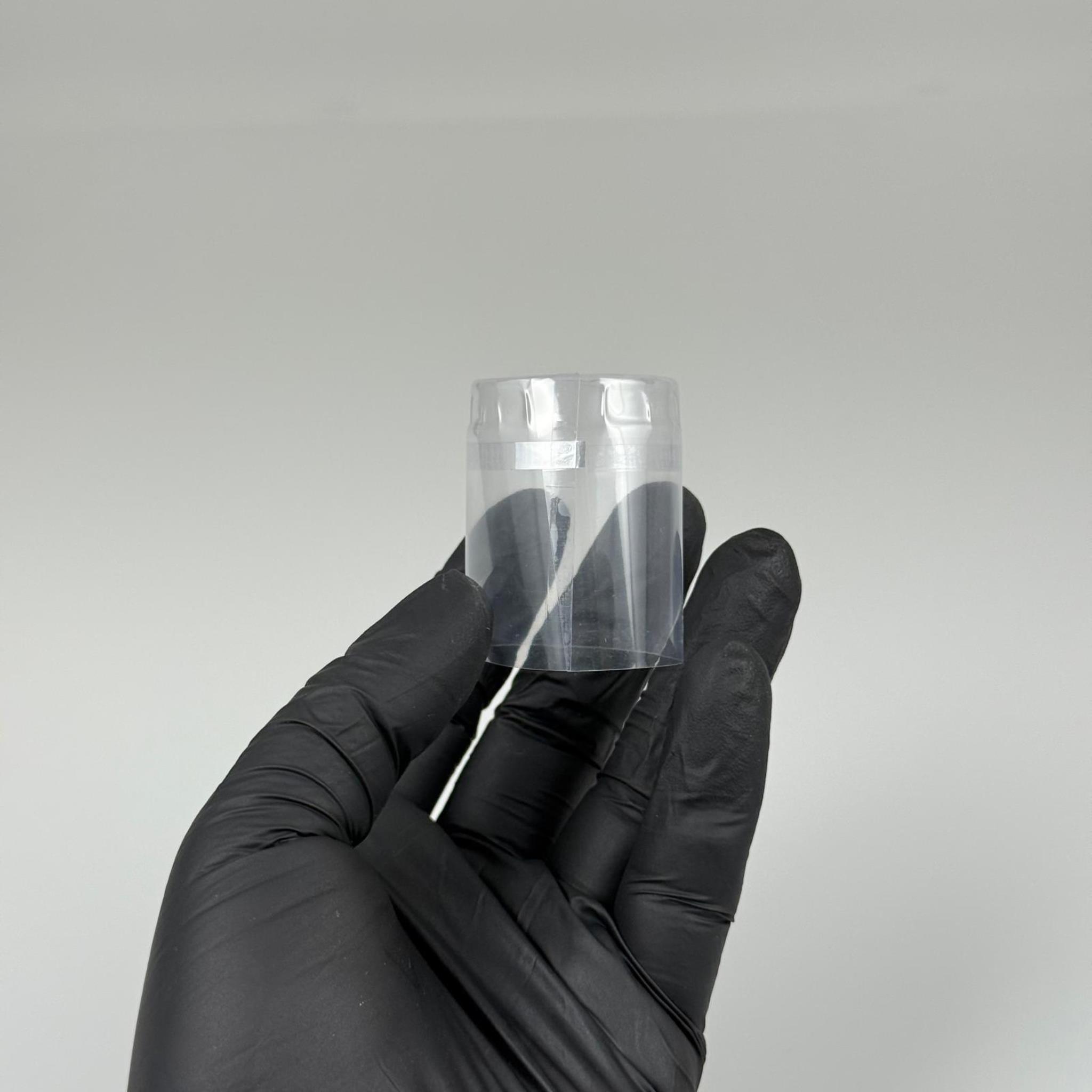 34X45 KAPŞON ŞEFFAF - ŞİŞE EMNİYET BANDI - ŞİŞE JELATİNİ - ŞİŞE AĞZI EMNİYET BANDI