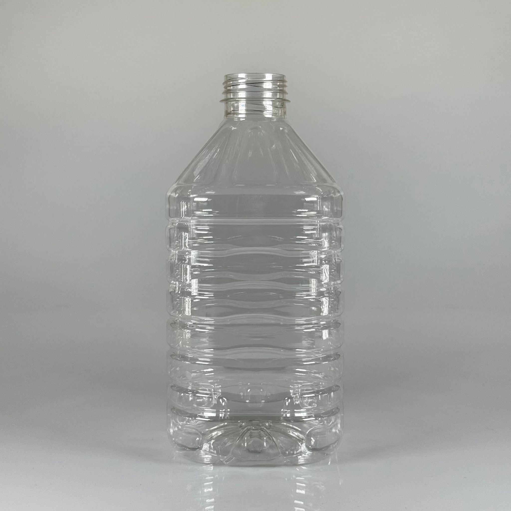 3 LT KÖŞELİ SU PETİ KAPAKSIZ (48 AĞIZ) - 3000 CC PET ŞİŞE