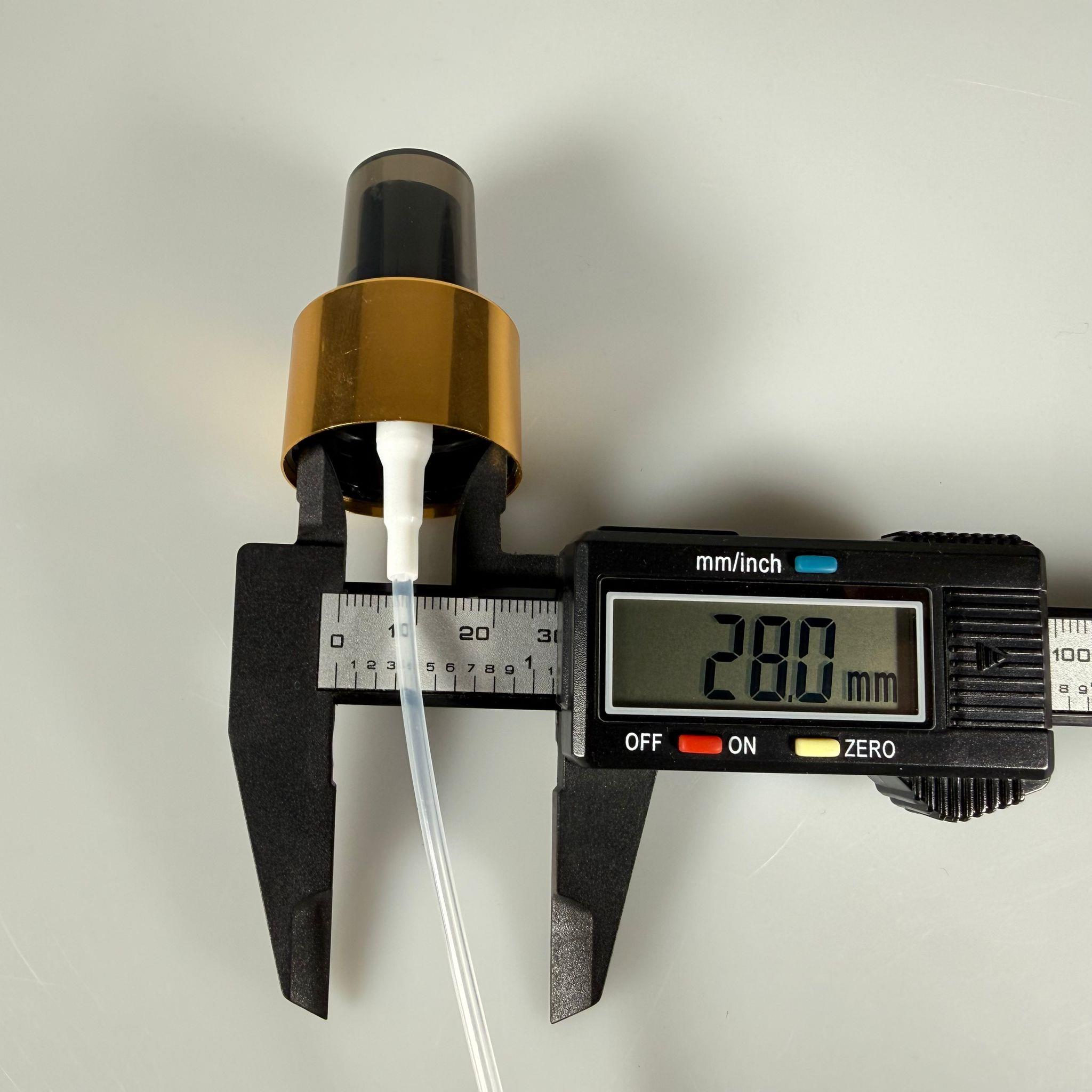 28 MM SPREY PARMAK SPREY GOLD METAL - ÜSTÜ SİYAH - 28 MM VALF