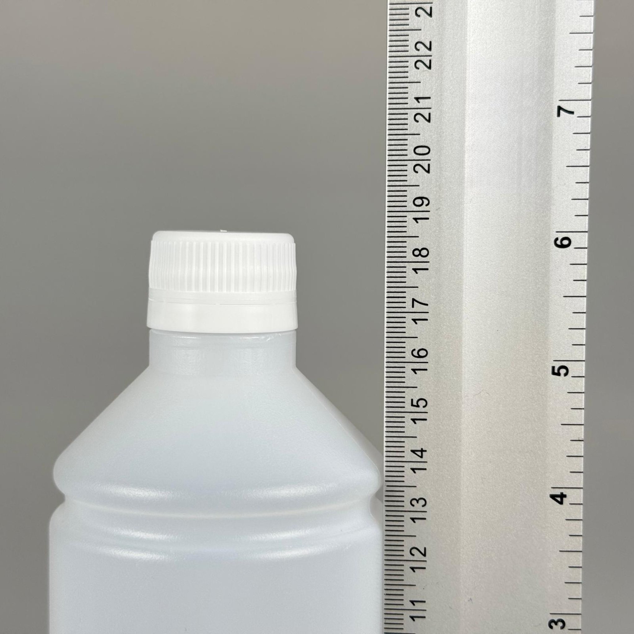 500 CC TİNER ŞİŞESİ - BEYAZ KİLİTLİ KAPAKLI - 500 ML KİMYASALA DAYANIKLI PLASTİK ŞİŞE - 0,5 LT POLİETİLEN ŞİŞE