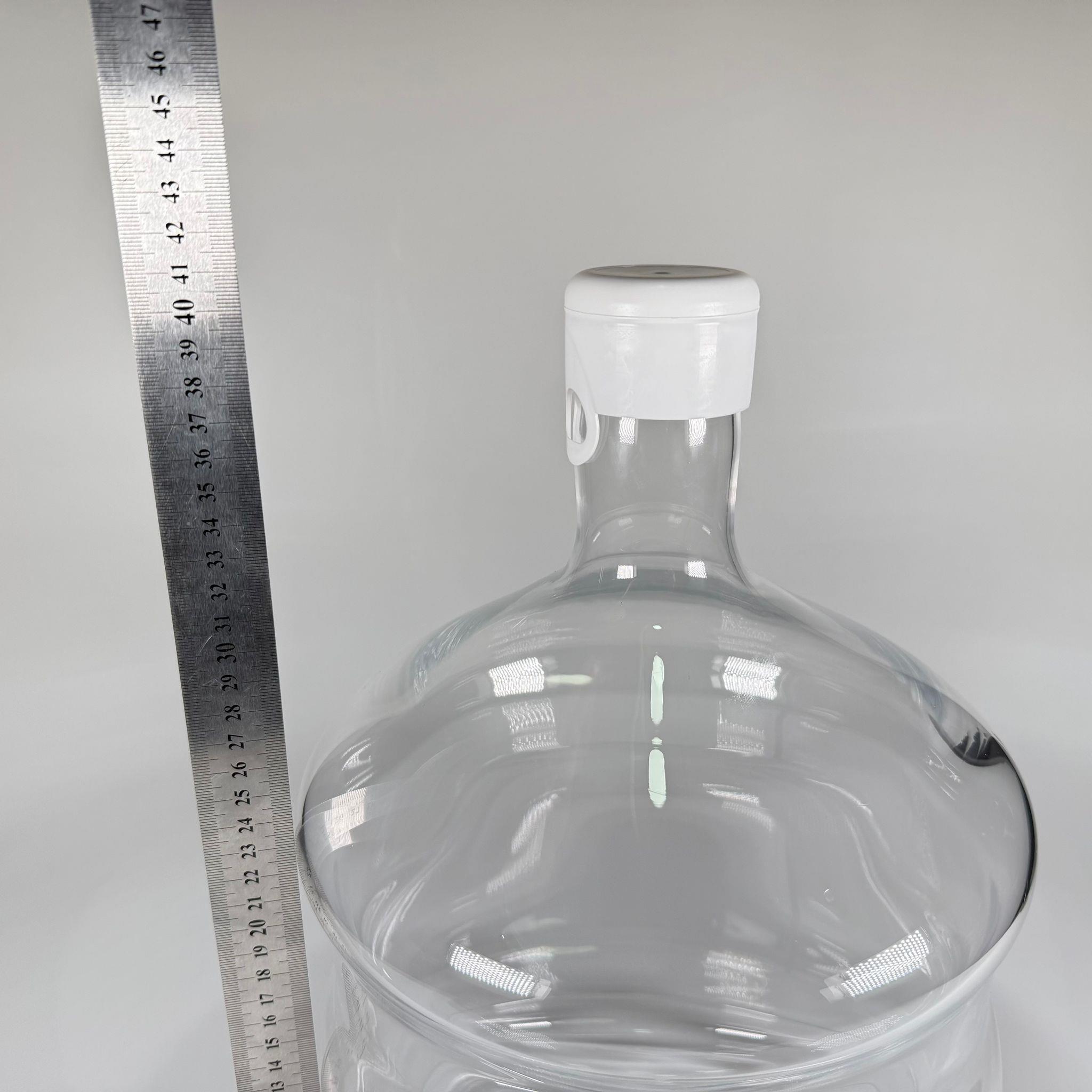 10 LİTRE CAM DAMACANA - PLASTİK KAPAKLI (KAPAK GEVŞEK DURUR. SADECE TOZ GİRMEMESİ İÇİN) - 10000 CC CAM DAMACANA