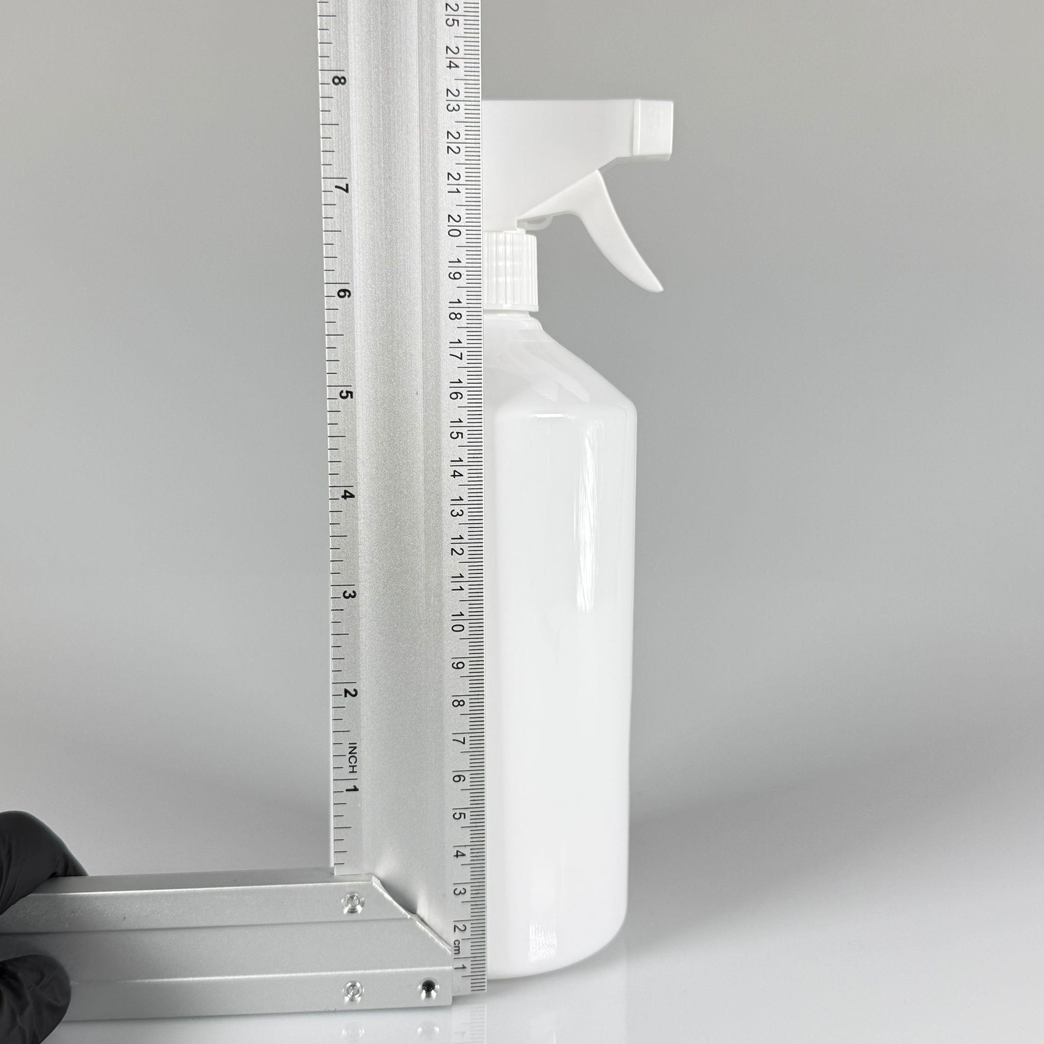 950 CC BEYAZ SERT PLASTİK ŞİŞE - BEYAZ TETİK TRİGER - 950 ML BEYAZ PET ŞİŞE - KALIN (45 GR)