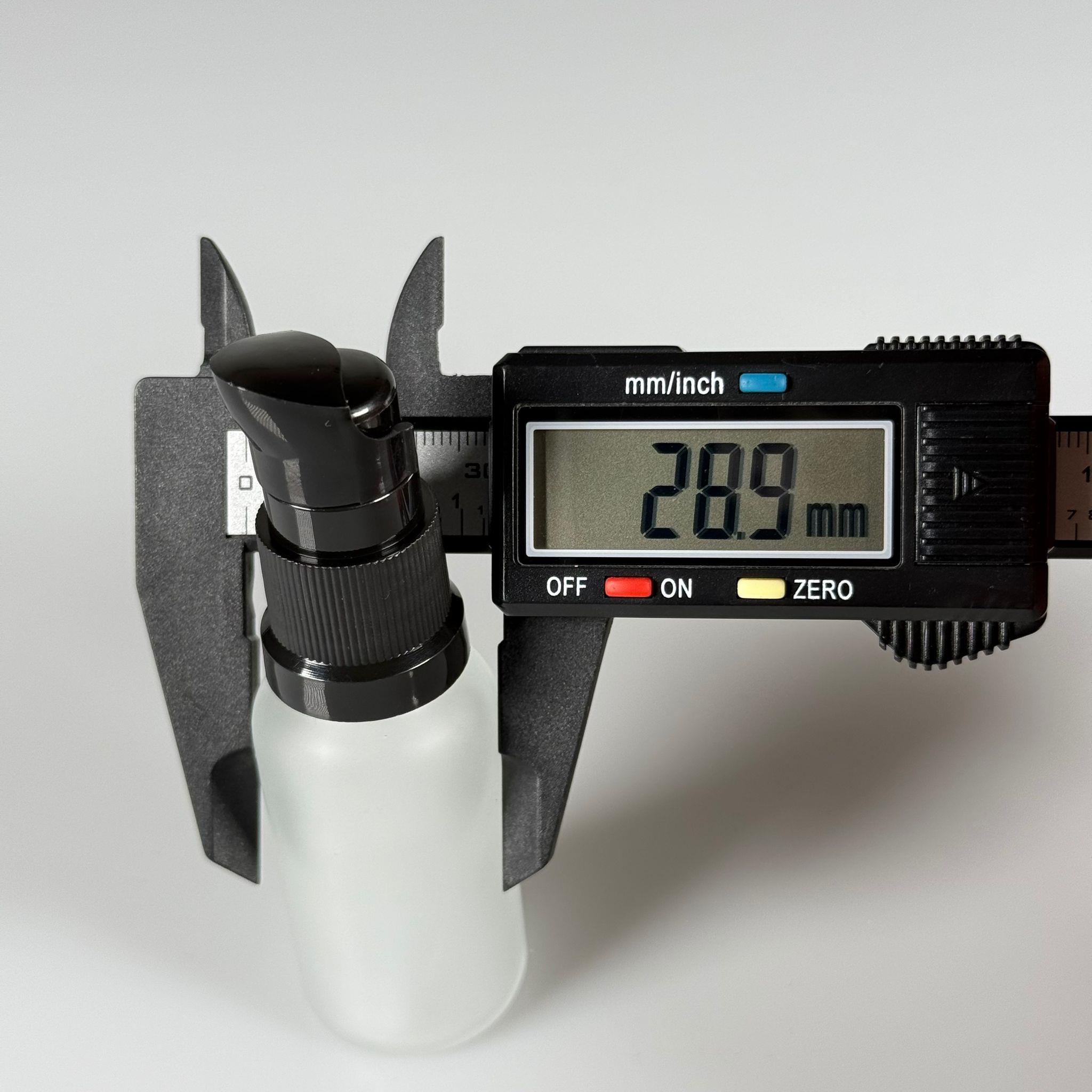 20 CC BUZLU CAM ŞİŞE - SIZDIRMAZ ETEKLİ SİYAH LOSYON POMPALI TAKIM - 20 ML LOSYON ŞİŞESİ - YAĞ, KREM GİBİ YOĞUN KIVAMLI SIVILAR İÇİN CAM AMBALAJ