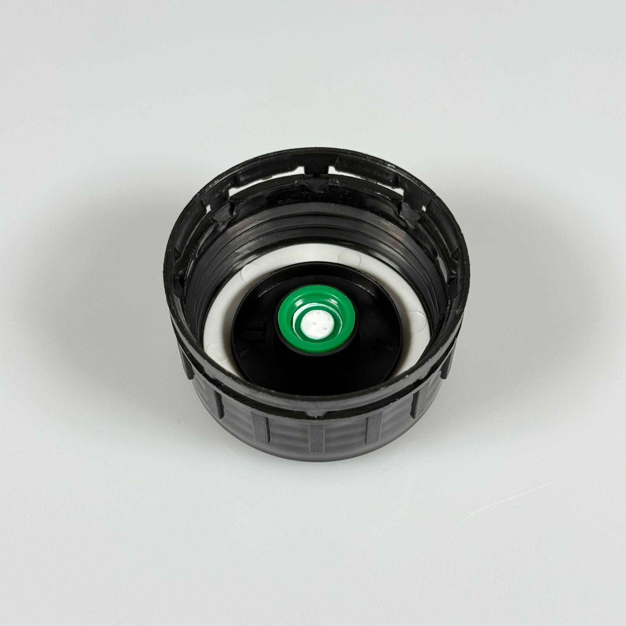 50 MM KÖPÜK CONTALI SİYAH VENTİLLİ PLASTİK KAPAK - SK50 PLASTİK KAPAK (TARIM BİDONU İÇİN)