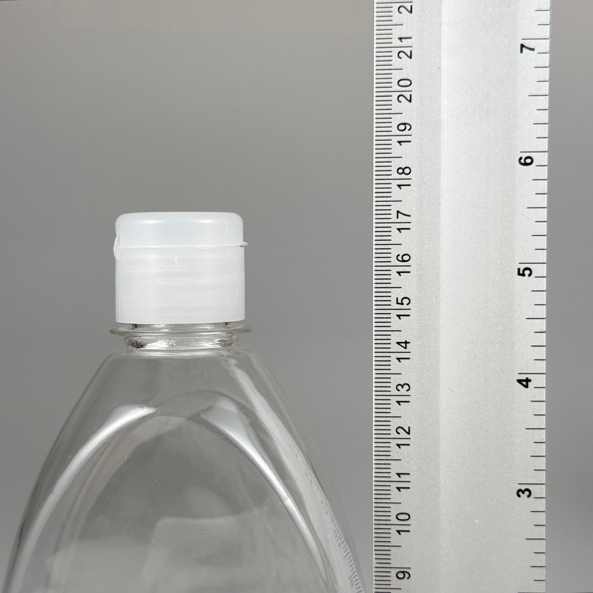AKITICILI PET ŞİŞE - 400 ML PLASTİK ŞİŞE + 28 MM ŞEFFAF FLİPTOP AÇILIR KAPAKLI SET
