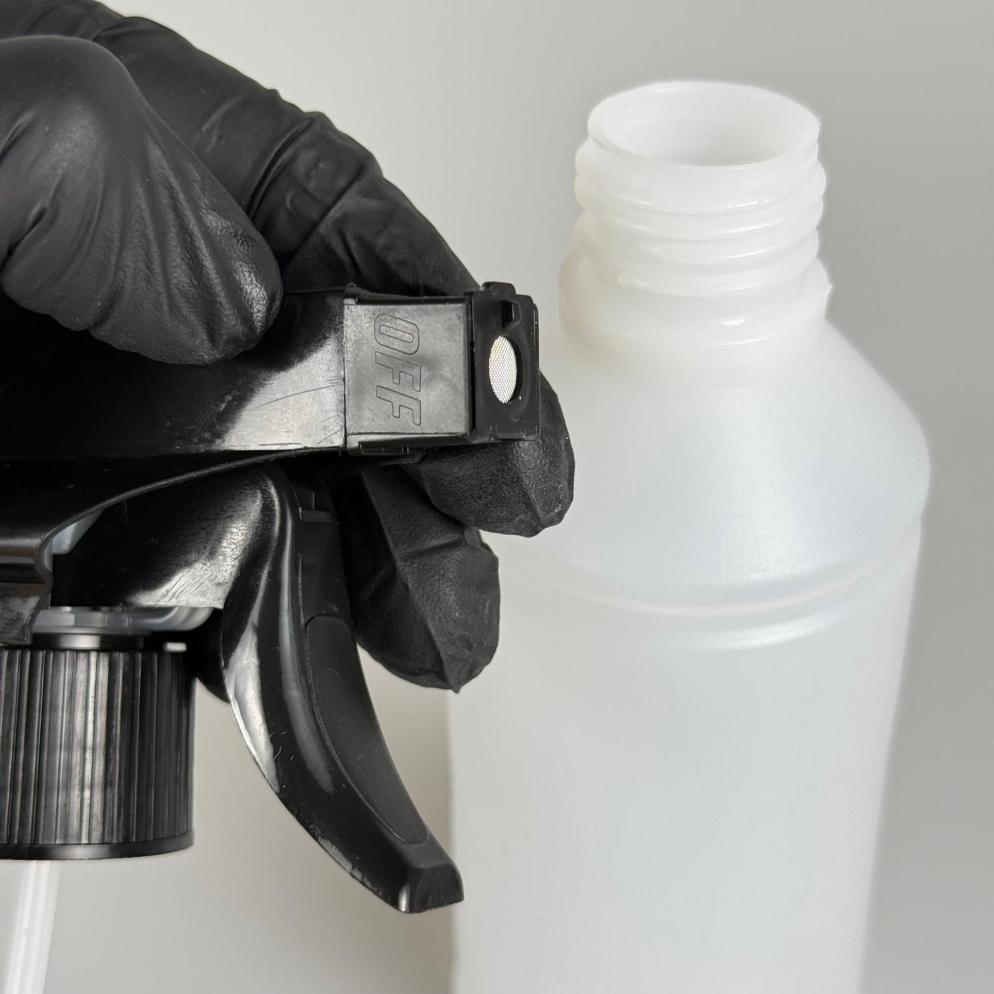 0,25 LT KÖPÜK YAPICI TRİGER SPREYLİ POLİETİLEN ŞİŞE KISA - 250 ML KÖPÜK YAPICI TRİGER TETİK SPREYLİ PLASTİK ŞİŞE