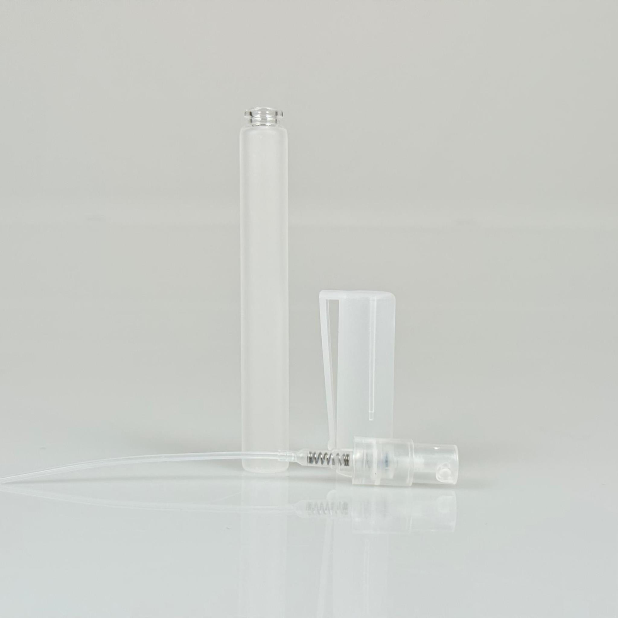 8 CC BUZLU CAM KALEM PARFÜM ŞİŞESİ - SPREYLİ - KAPAKLI - BOŞ PARFÜM ŞİŞESİ (GEÇME AĞIZ)