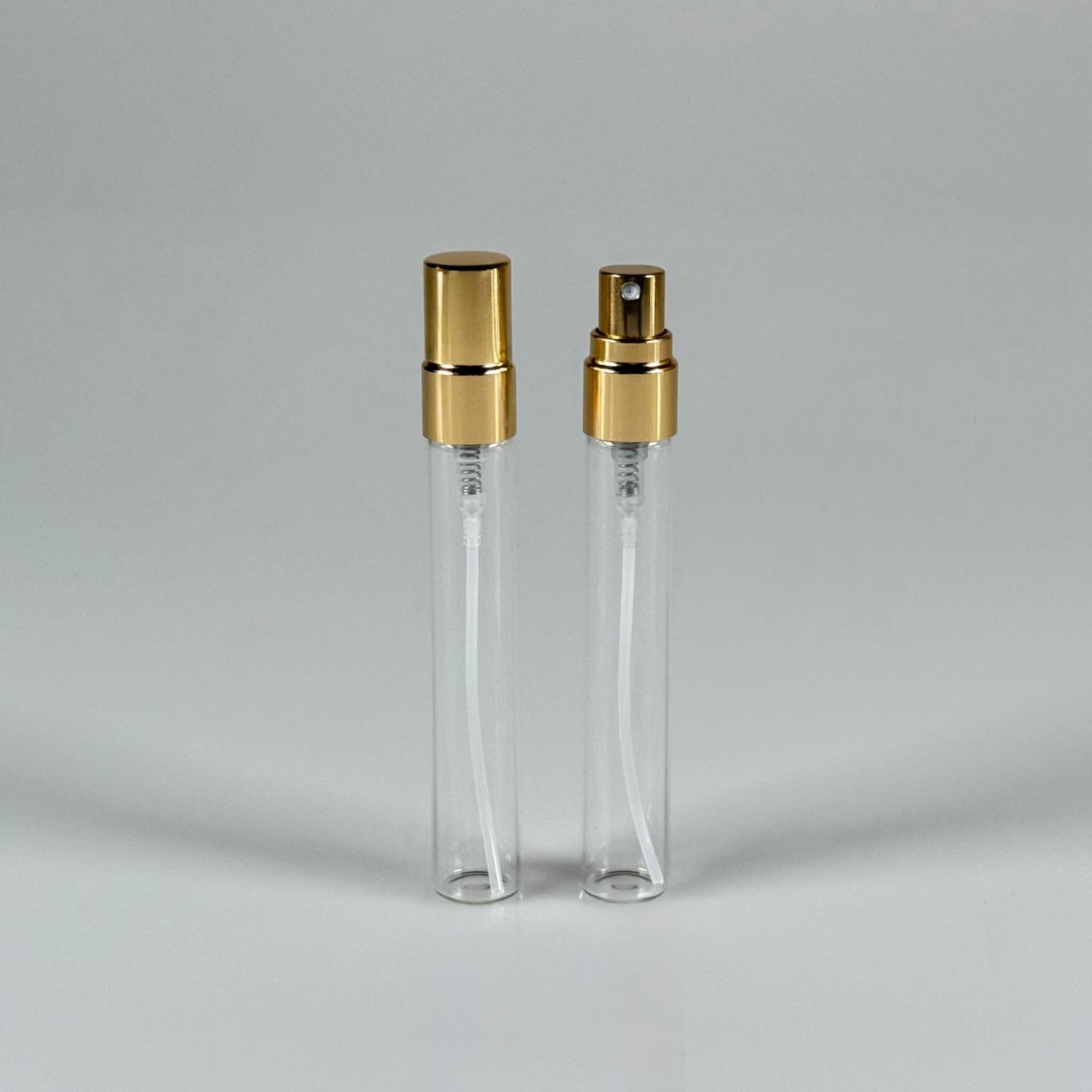 8 CC TESTER PARFÜM ŞİŞESİ - CAM KALEM PARFÜM ŞİŞESİ GOLD METAL SPREYLİ KAPAKLI TAKIM - 8 ML CAM TÜP PARFÜM ŞİŞESİ - VİDALI SPREY VALF TEKRAR DOLDURULABİLİR - HEDİYELİK CAM KOLONYA ŞİŞESİ - DÜĞÜN, NİŞAN, SÖZ, KINA, CENAZE, PROMOSYON İÇİN HEDİYELİK KOLONYA ŞİŞELERİ