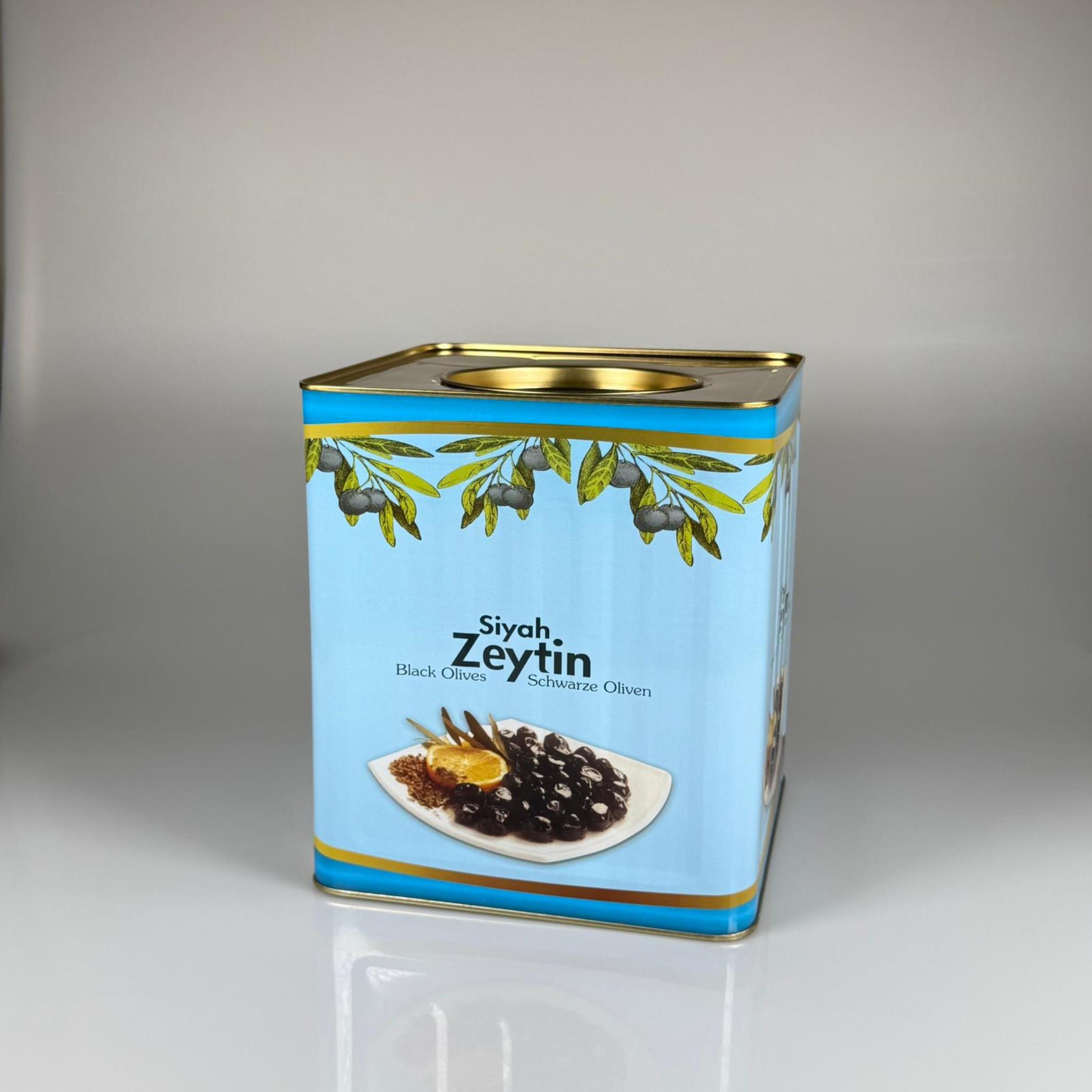 10 KG ZEYTİN TENEKESİ - BASKILI - 10 KİLO ZEYTİN TENEKESİ
