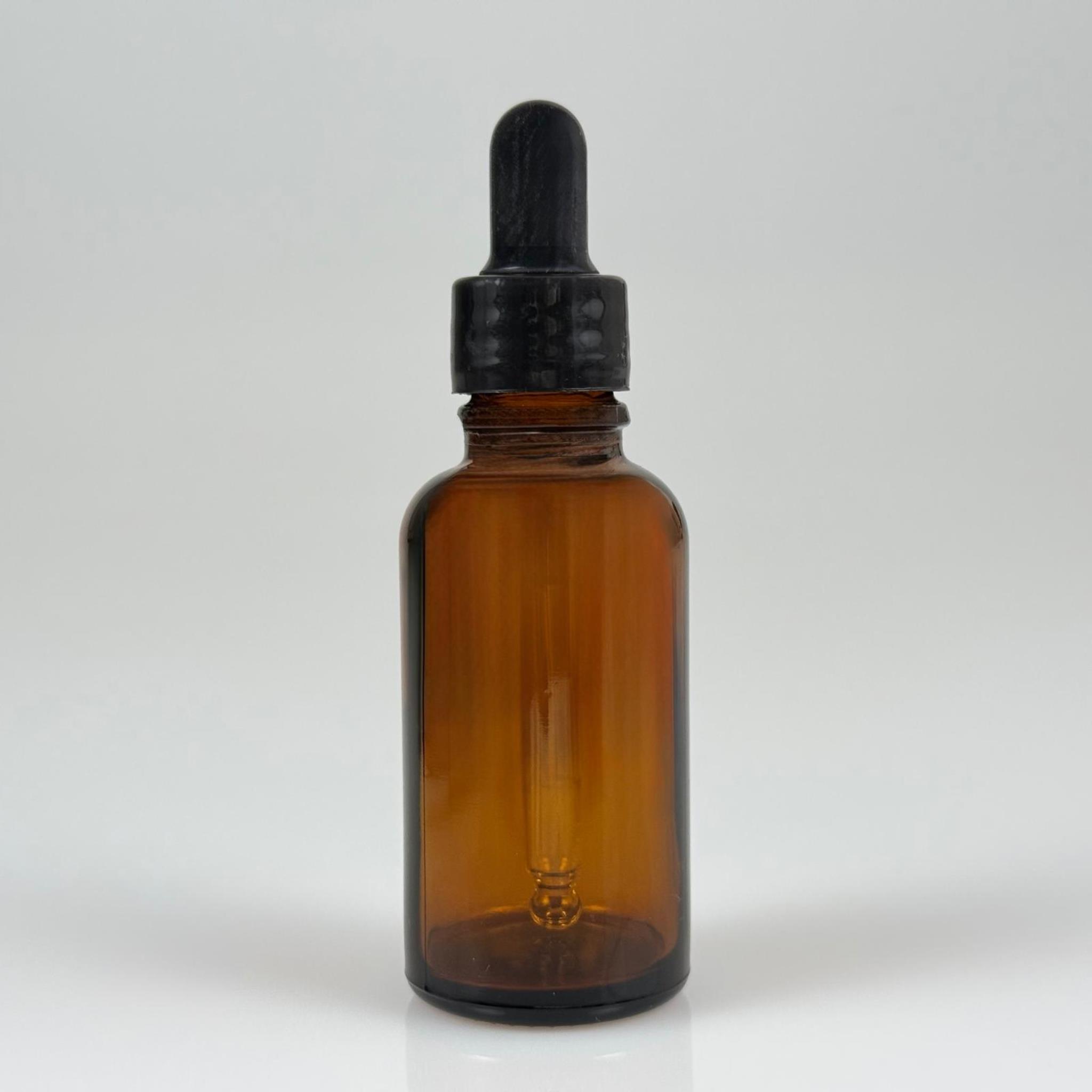 30 CC AMBER CAM DAMLALIKLI ŞİŞE - SİYAH EMZİK + SİYAH DÜZ KAPAK + CAM PİPET TAKIM - 30 ML KAHVERENGİ DAMLALIKLI ŞİŞE SETİ