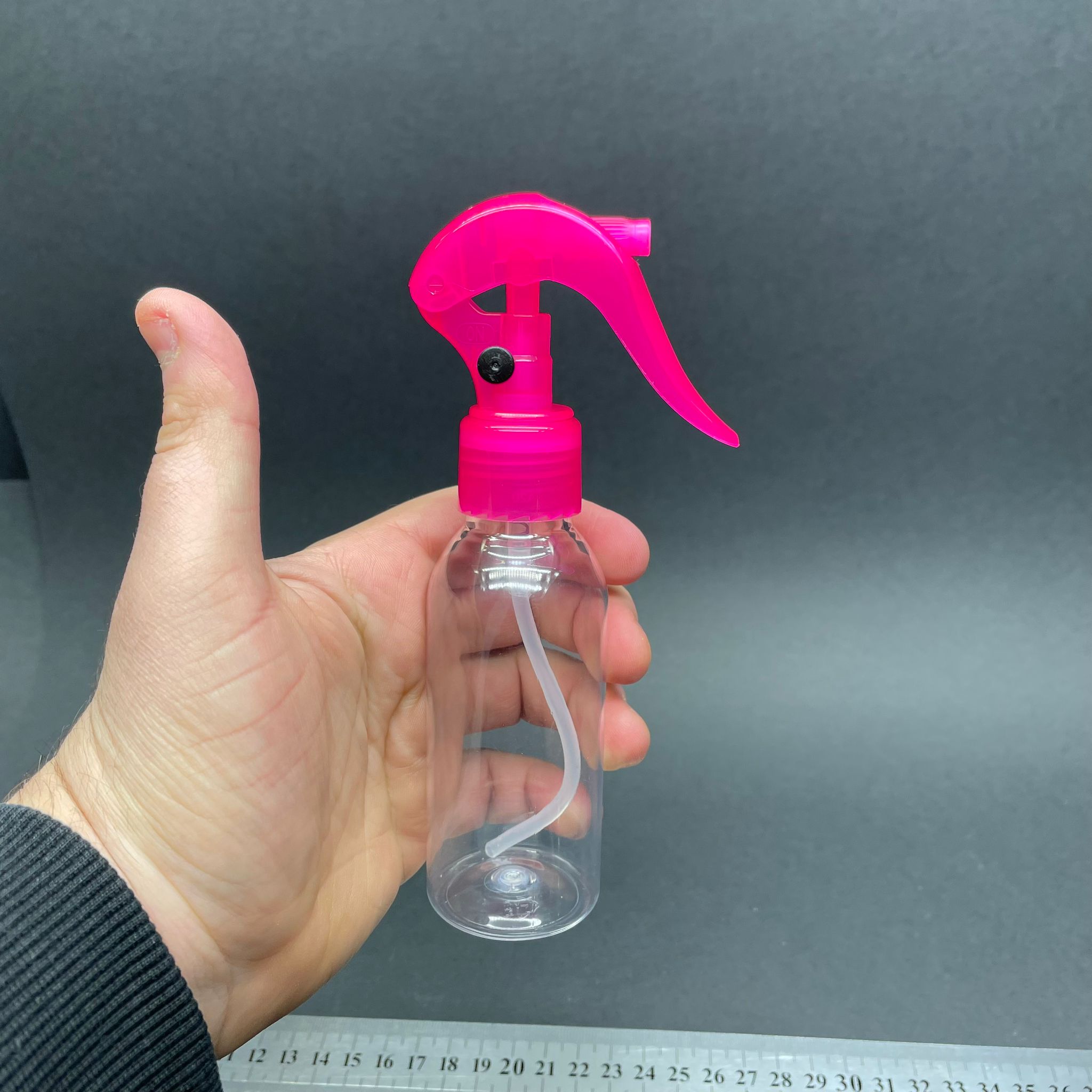 100 CC SERT PET ŞİŞE - PEMBE TRİGER SPREYLİ - 100 ML DUMAN PÜSKÜRTEN PLASTİK ODA PARFÜMÜ ŞİŞESİ - GÜL SUYU ŞİŞESİ