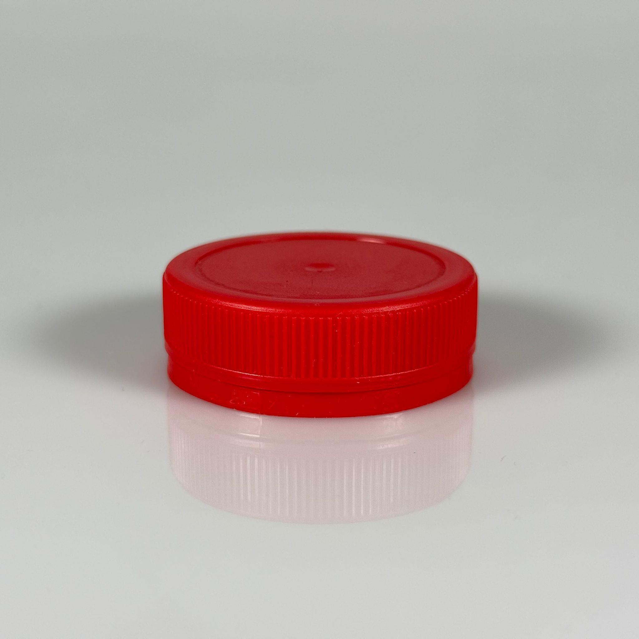 48 MM VİDALI KİLİTLİ PLASTİK KAPAK KIRMIZI  - 5 LİTRE SU PETİ KAPAĞI - 10 LİTRE SU PETİ KAPAĞI - KİLİTLİ