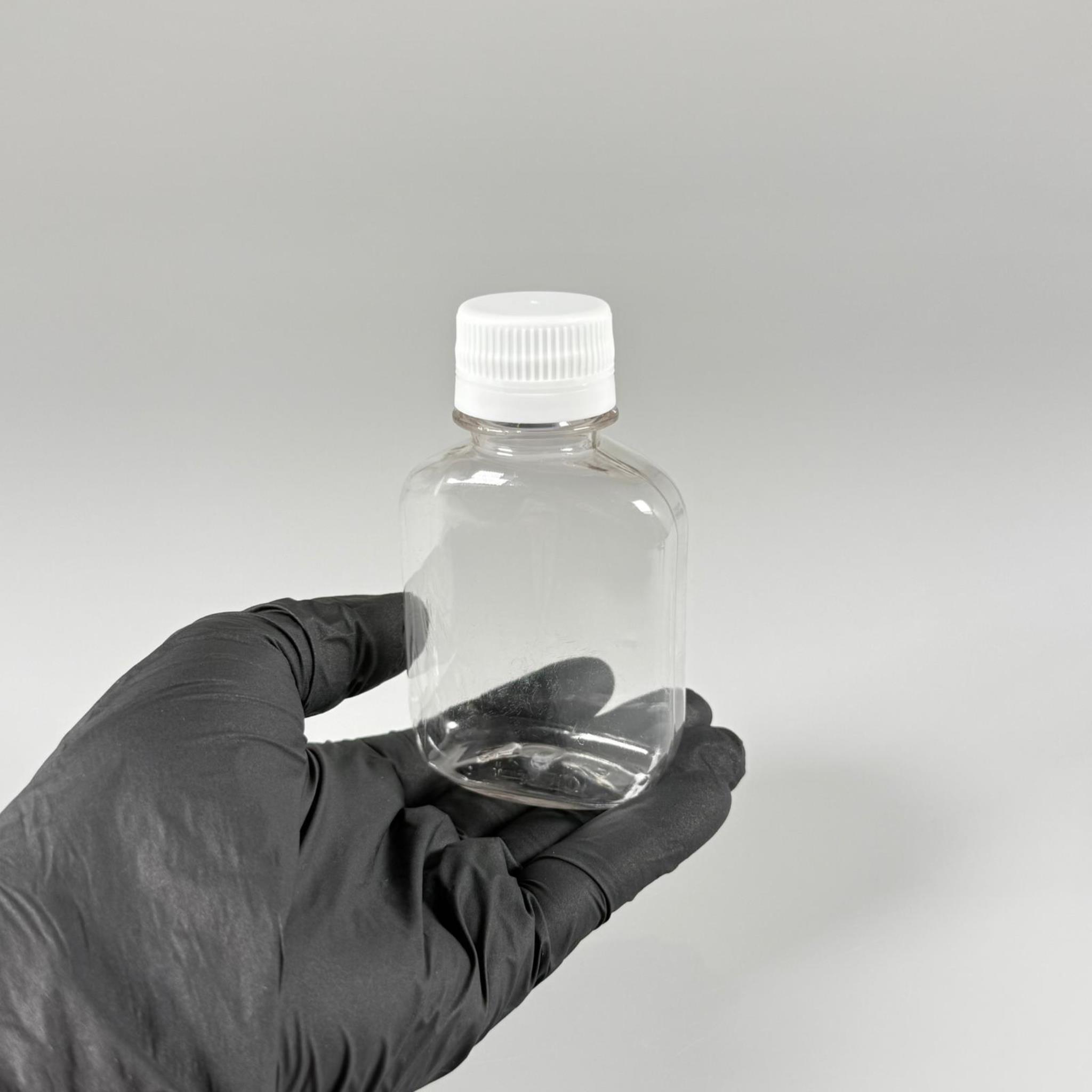 100 ML KİLİTLİ KAPAKLI PET ŞİŞE - 100 CC YASSI PET ŞİŞE - BEYAZ KİLİTLİ KAPAKLI - 100 ML PET ŞİŞE KALIN (15 GR) - KAPAK MÜHÜRLENİR, NUMUNE İÇİN KULLANILABİLİR, SIZDIRMAZ