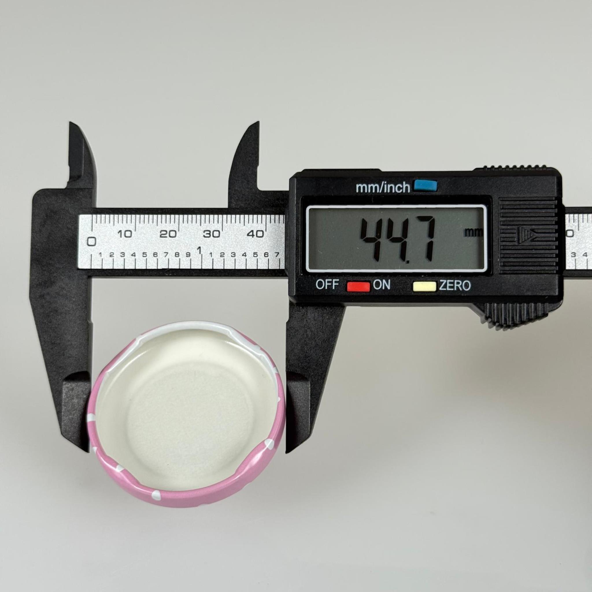 43 MM TWİST-OFF PEMBE METAL KAPAK